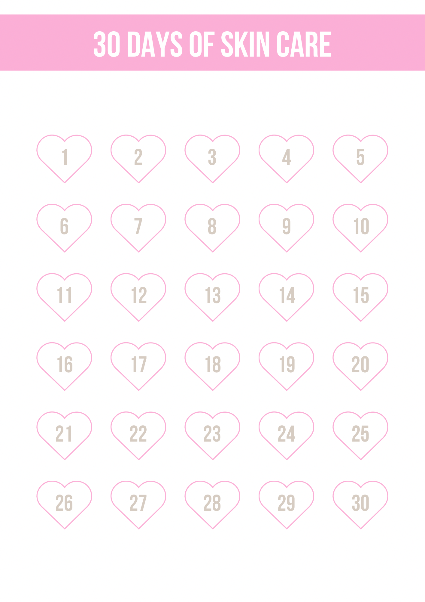Skin Care Planner - Digital Skincare Routine Organizer