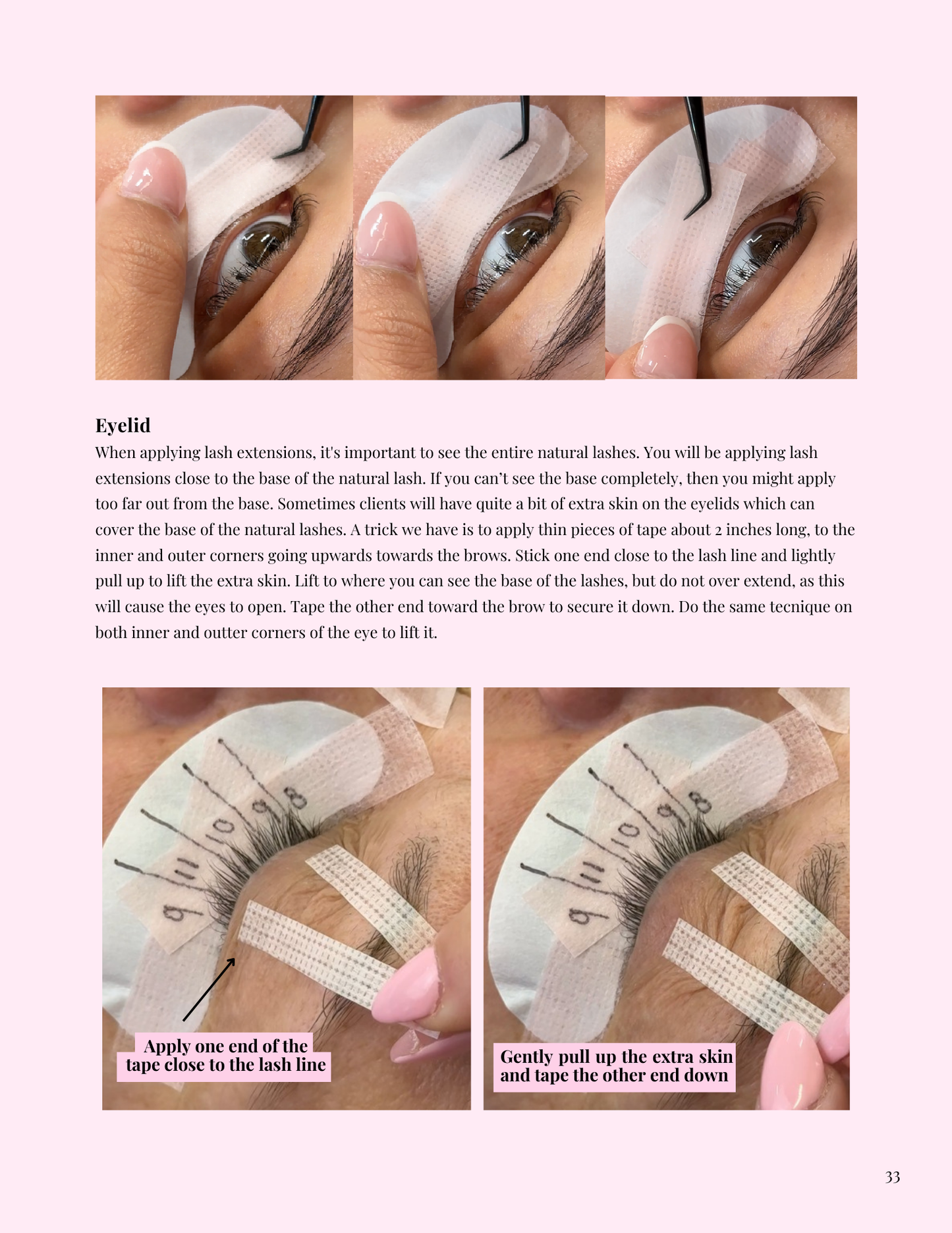 Editable Lash Training Manual | Classic, Hybrid & Volume Techniques | Canva Editable E-Book for Lash Educatorsl