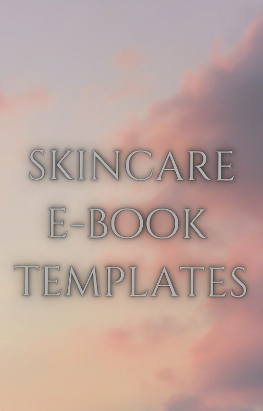 Skincare E-book templates