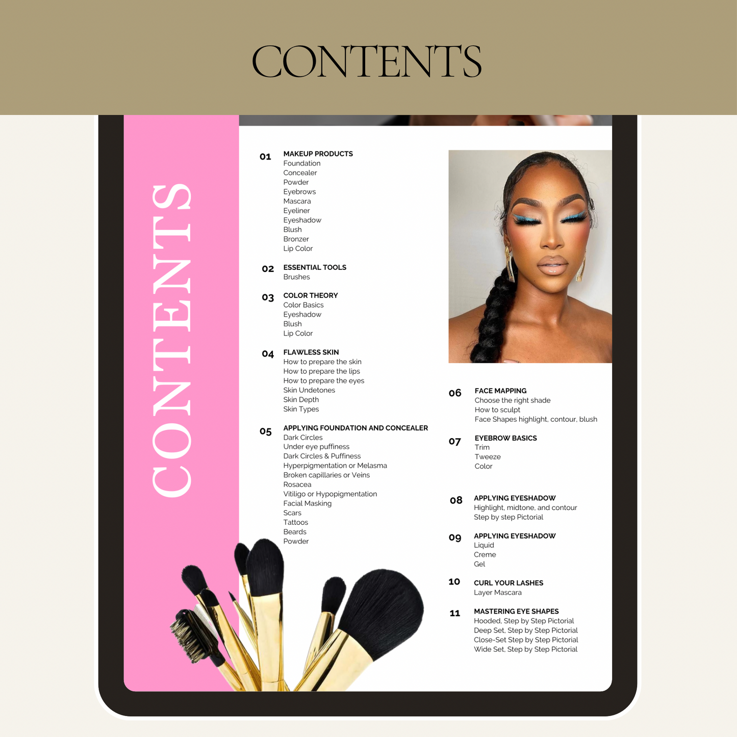 Make-up Masterclass training manual
