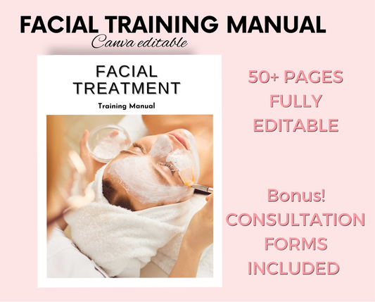 Facial Treatment Training Manual – Digital Download