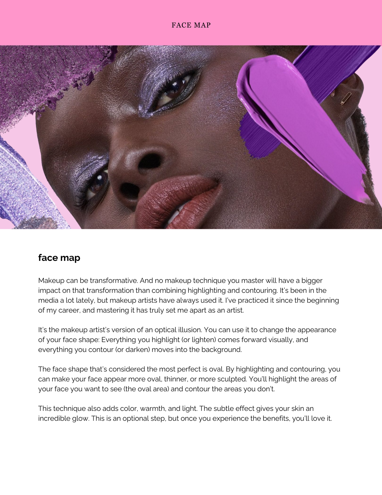 Make-up Masterclass training manual