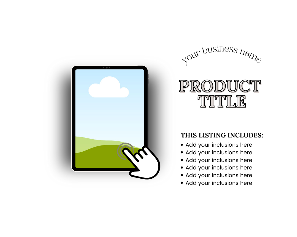 Canva Mockup Bundle: MRR PLR Etsy Product Templates (Digital Download)