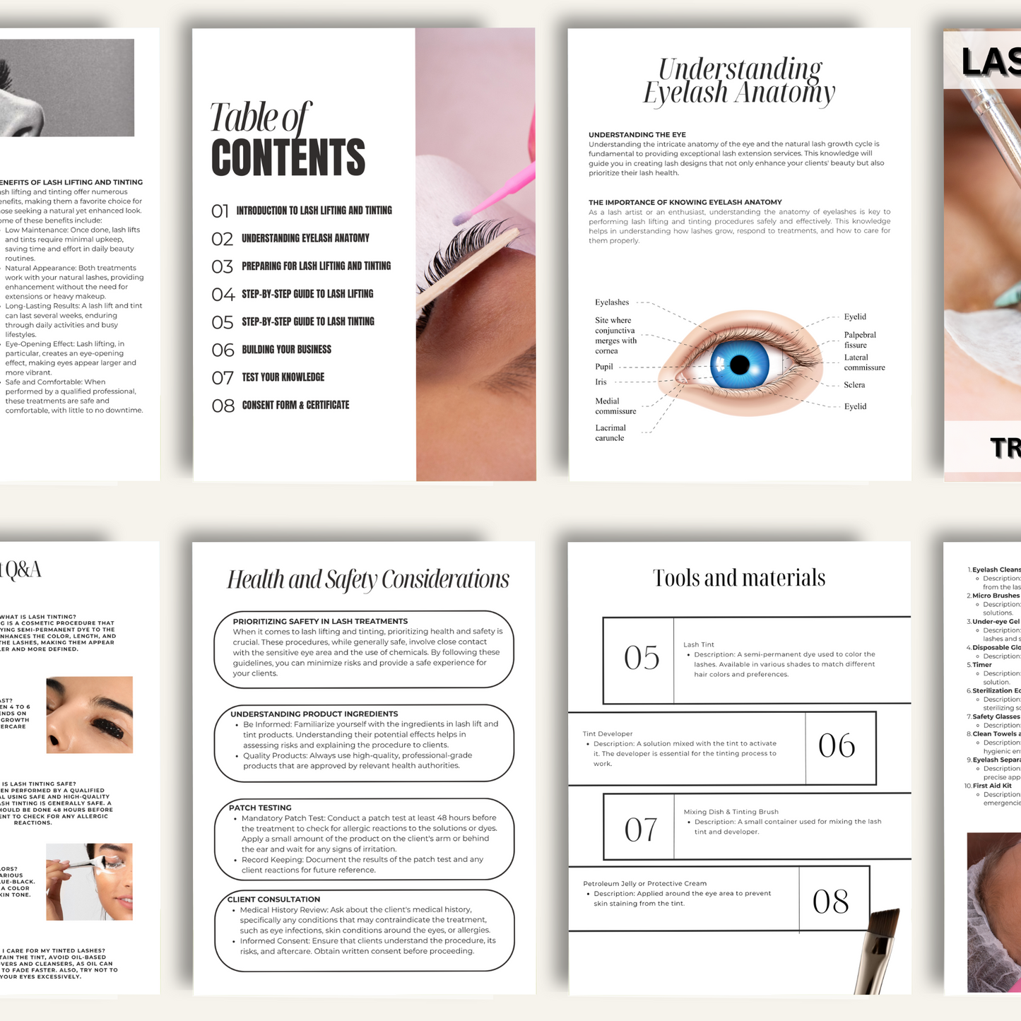 Lash Lift & Tint Training Manual – Learn Professional Lash Techniques