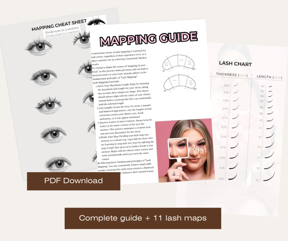 Lash Mapping Guide + 11 Lash maps