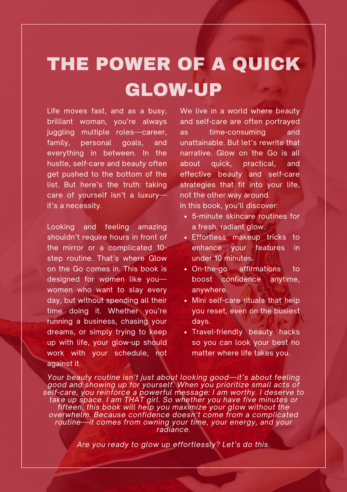 Skincare & Beauty Travel Guide: Glow On The Go eBook (PDF Download)