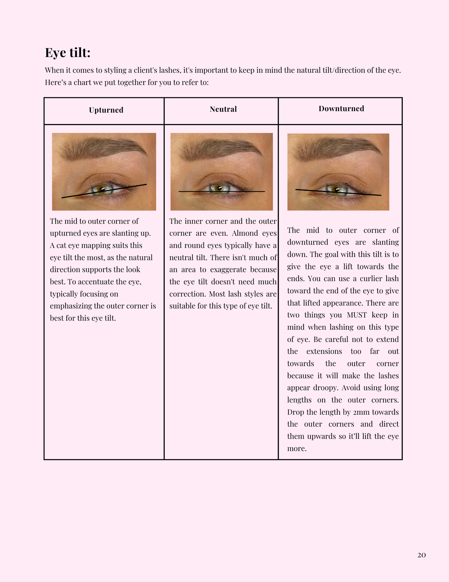 Editable Lash Training Manual | Classic, Hybrid & Volume Techniques | Canva Editable E-Book for Lash Educatorsl