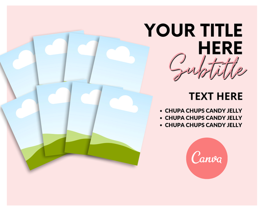 97 Pink Digital Mockups for Canva | Instagram & Etsy Product Display Templates | 2500x2000px